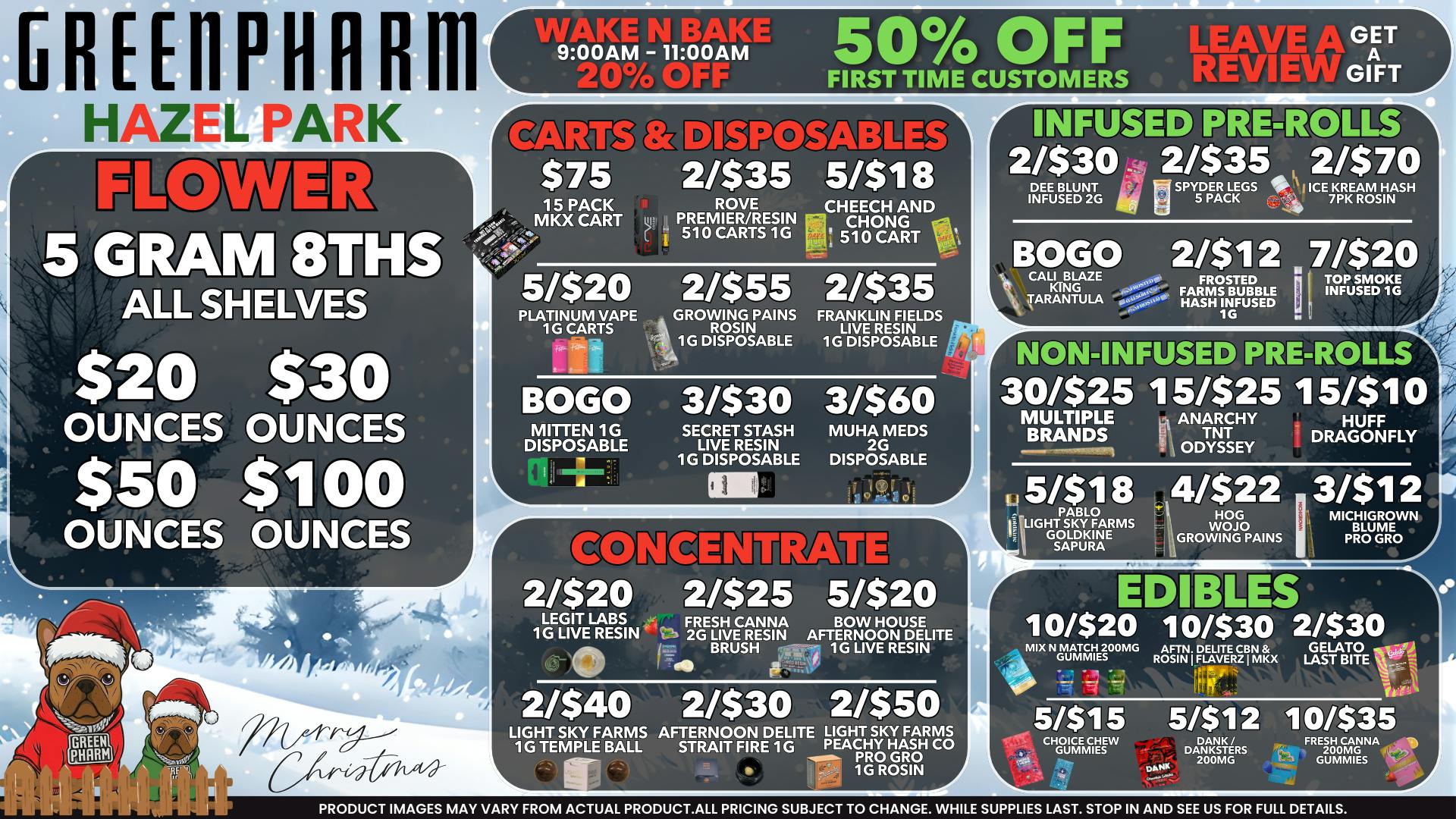 Green Pharm - Hazel Park - Recreational 🎄MERRY CHRISTMAS!!!🎄