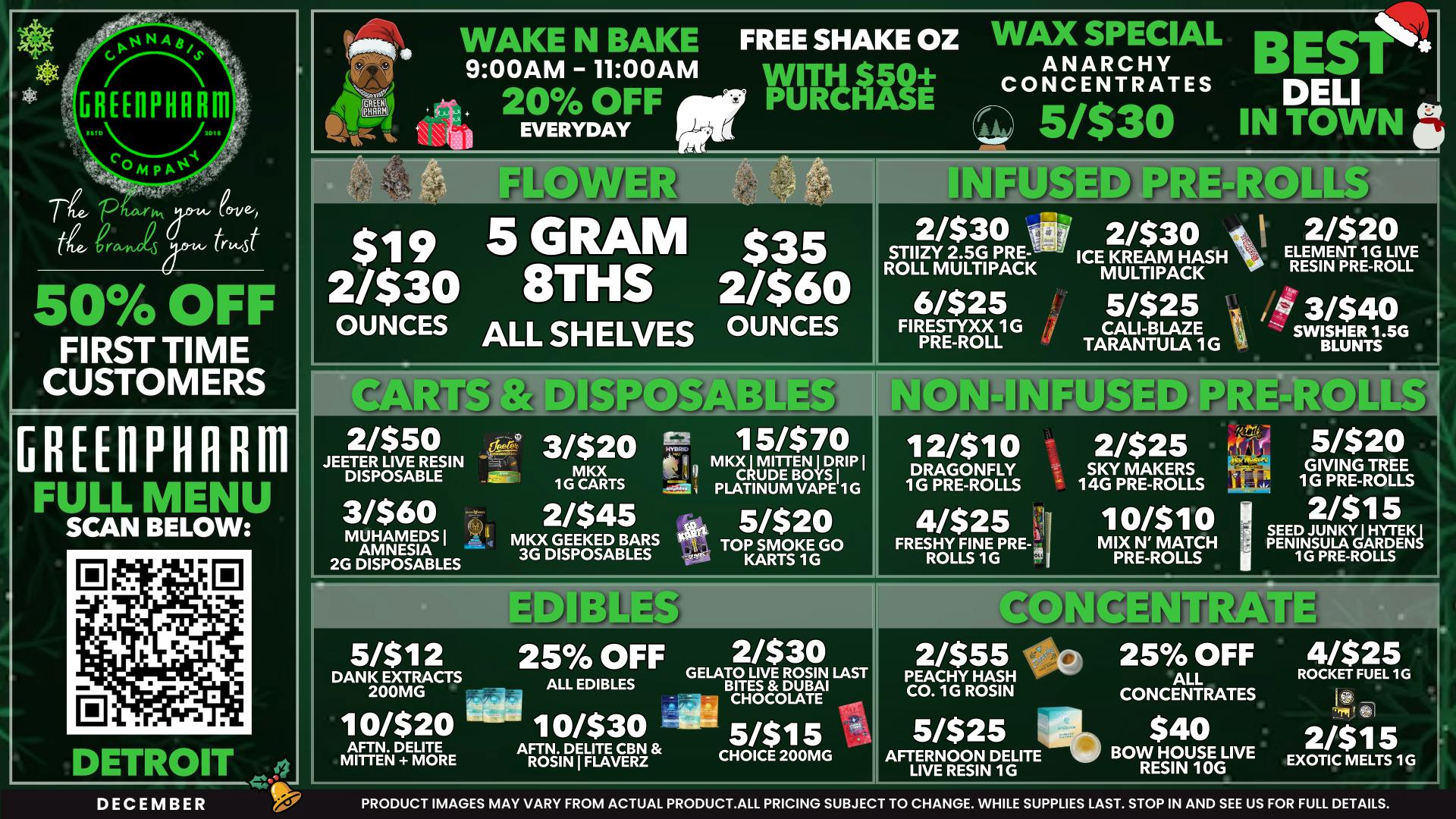 Green Pharm - Detroit - Recreational! 🎉🥳50% OFF First Time Customers!🥳🎉