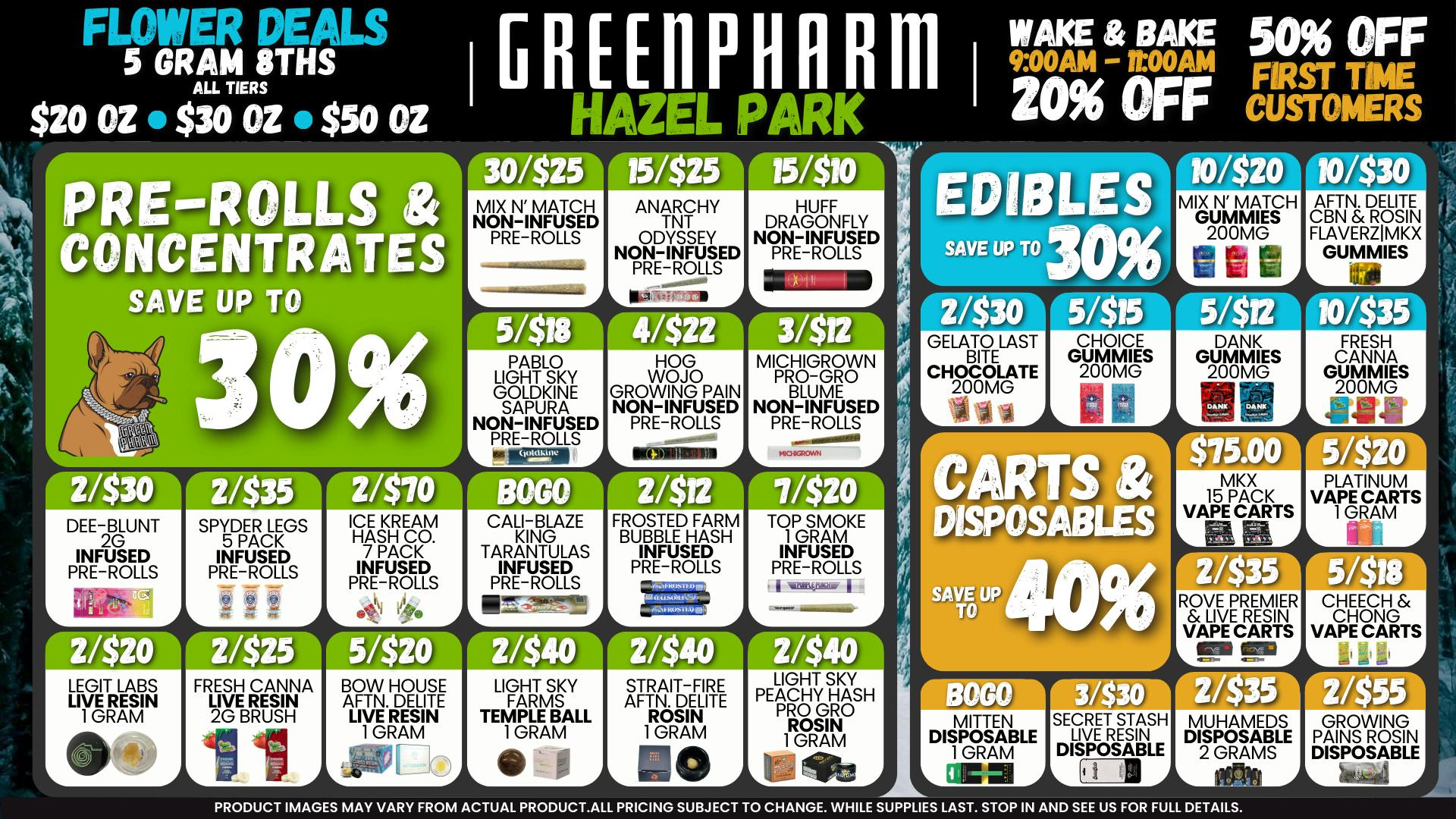 Green Pharm - Hazel Park - Recreational 🎉🥳HAPPY NEW YEAR!!🥳🎉