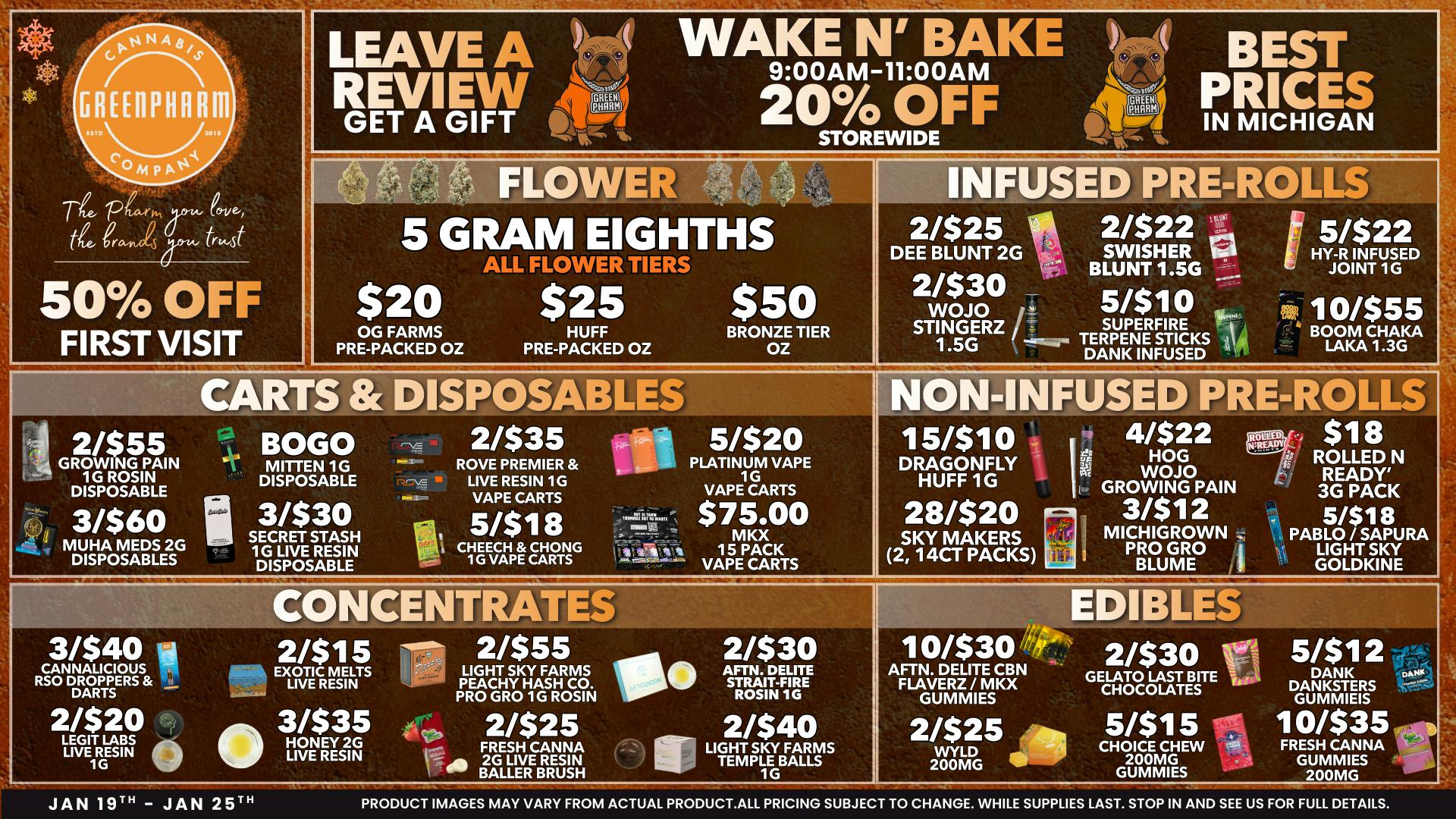 Green Pharm - Hazel Park - Recreational 🎉🥳50% OFF First Time Customers!🥳🎉