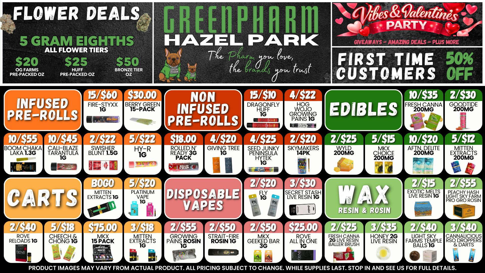 Green Pharm - Hazel Park - Recreational 🎉🥳50% OFF First Time Customers!🥳🎉