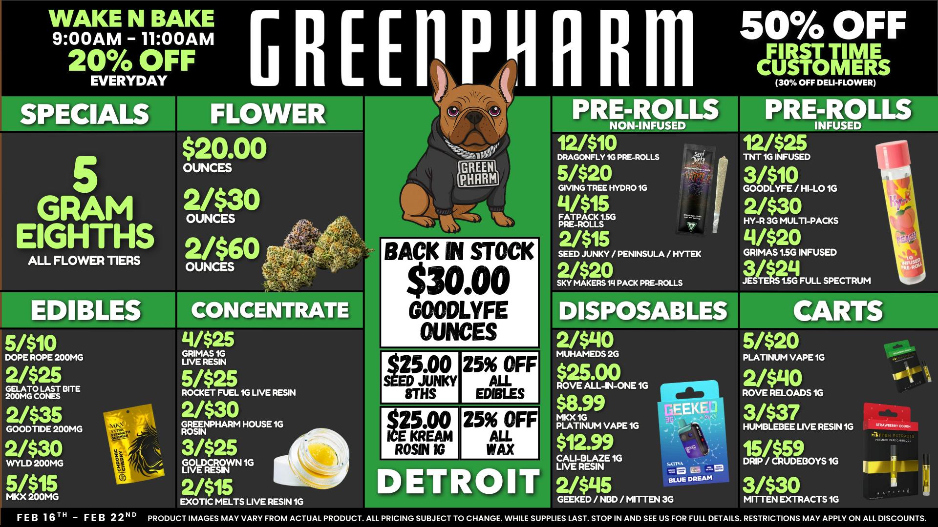 Green Pharm - Detroit - Recreational! 🎉🥳50% OFF First Time Customers!🥳🎉