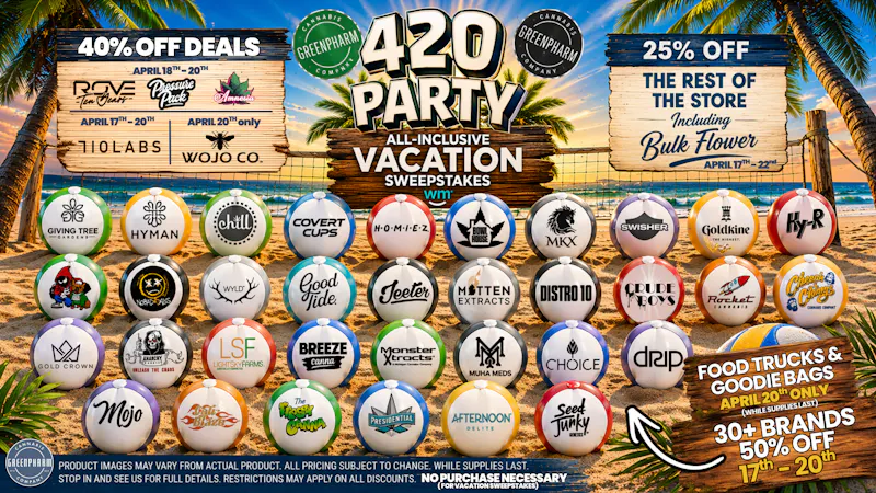 Green Pharm - Detroit - Recreational! GreenPharm 420 Vacation Party 🏖️🍃