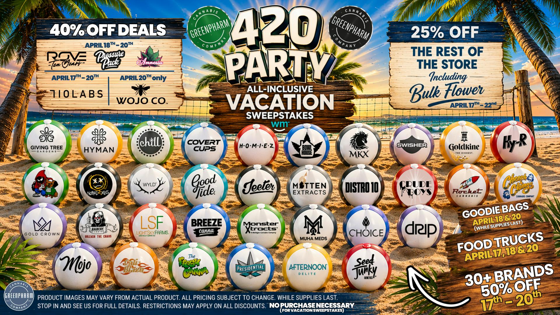 Green Pharm Menominee - Rec - GreenPharm 420 Vacation Party 🏖️🍃