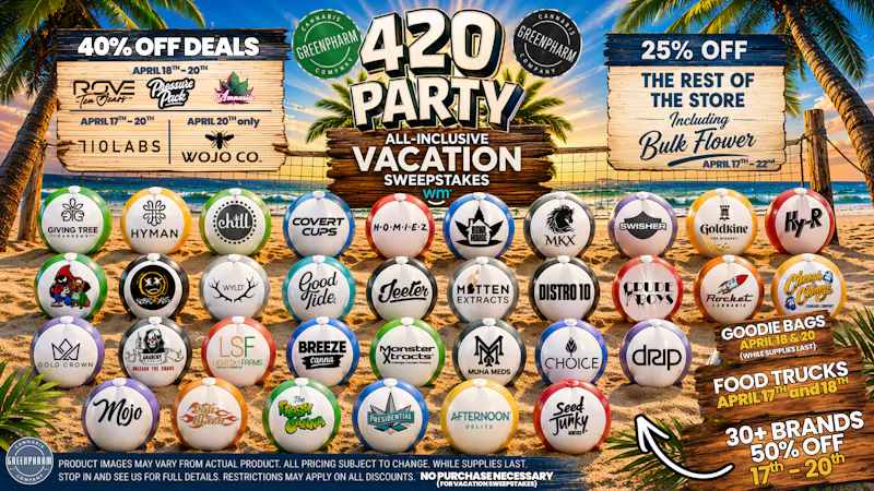 Green Pharm Iron River - Rec - Now Open! GreenPharm 420 Vacation Party 🏖️🍃