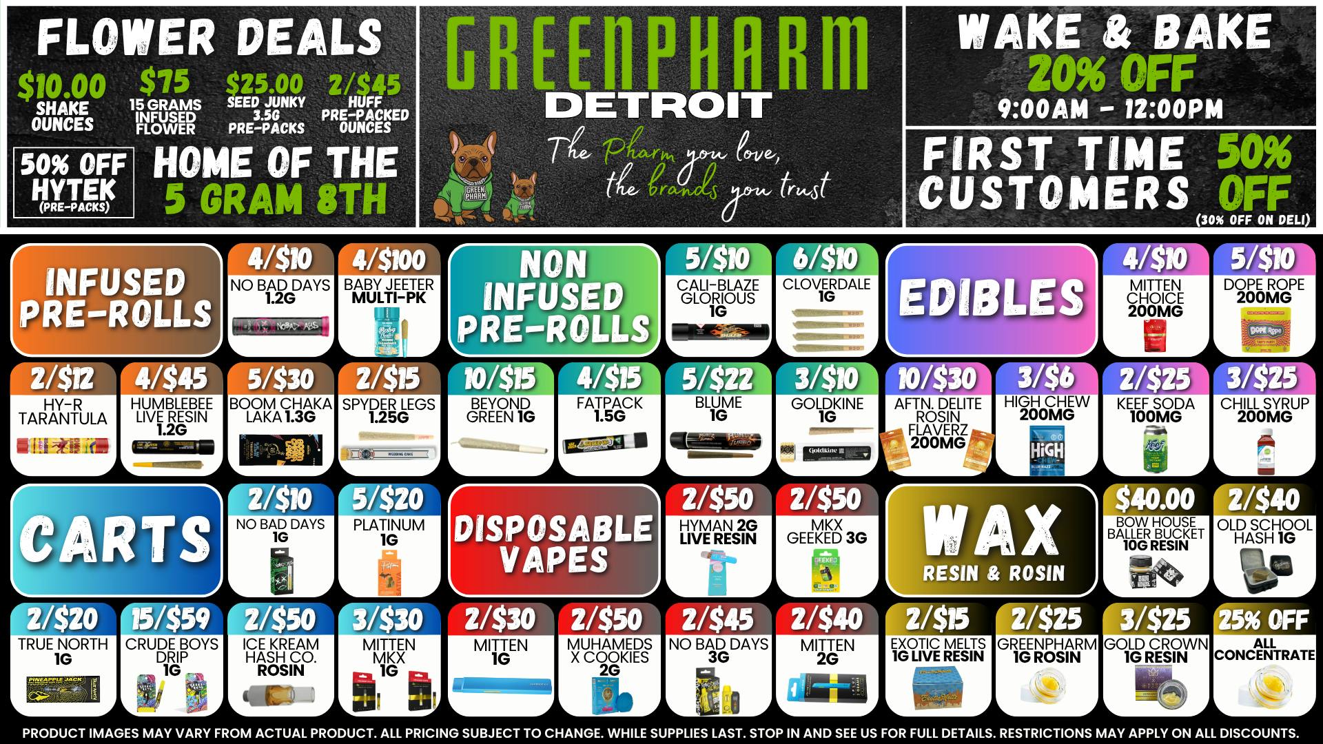 Green Pharm - Detroit - Recreational! 🎉🥳50% OFF First Time Customers!🥳🎉