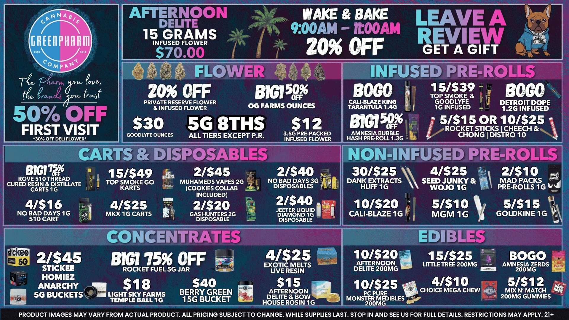 Green Pharm - Hazel Park - Recreational 🎉🥳50% OFF First Time Customers!🥳🎉