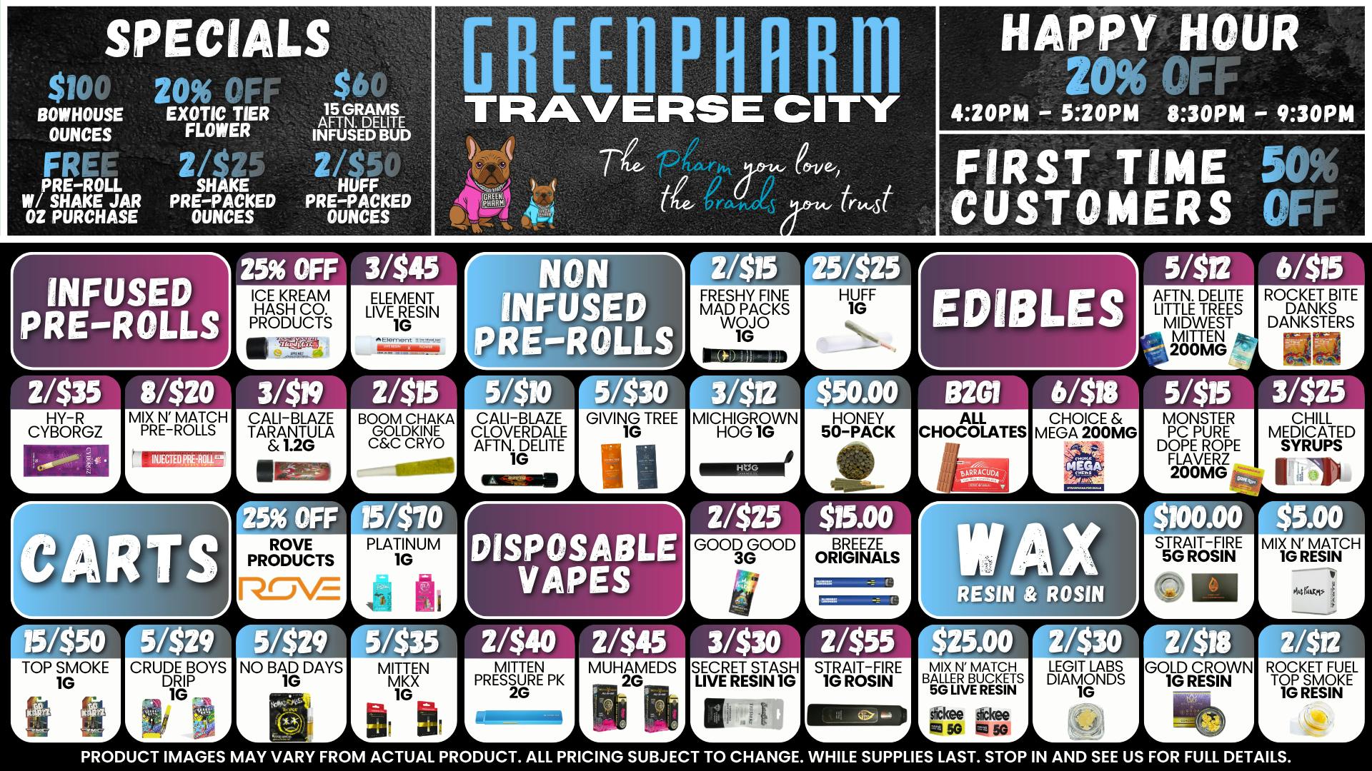 Green Pharm - Traverse City - Recreational & Medical 50% OFF FOR FIRST TIME CUSTOMERS 😁😍