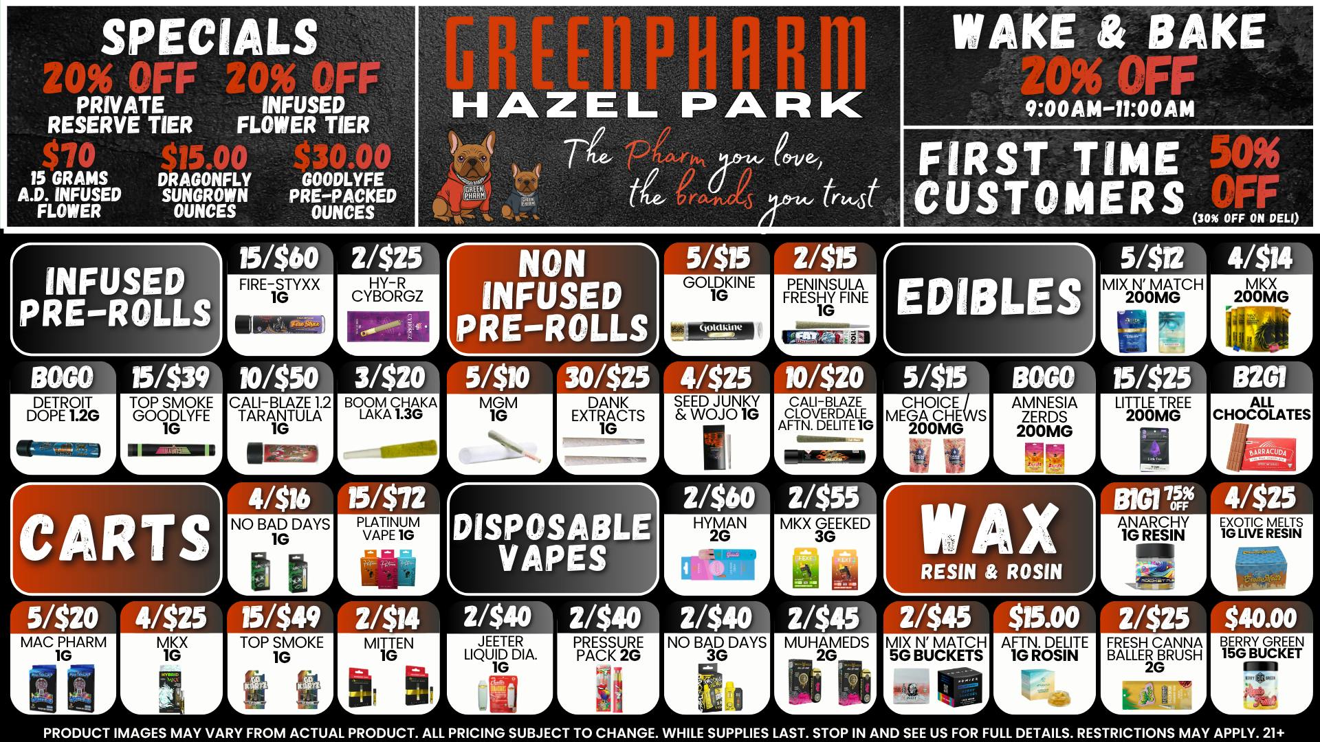Green Pharm - Hazel Park - Recreational 🎉🥳50% OFF First Time Customers!🥳🎉