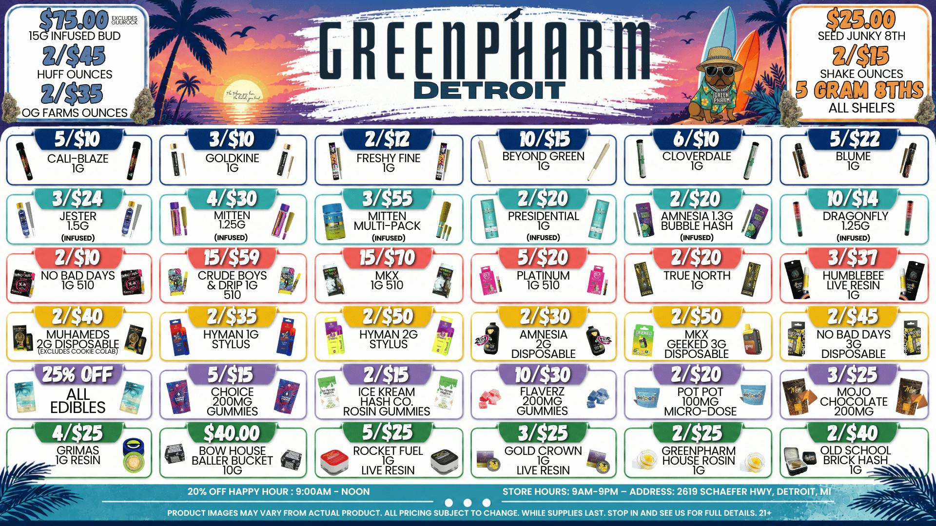 Green Pharm - Detroit - Recreational! 🎉🥳50% OFF First Time Customers!🥳🎉
