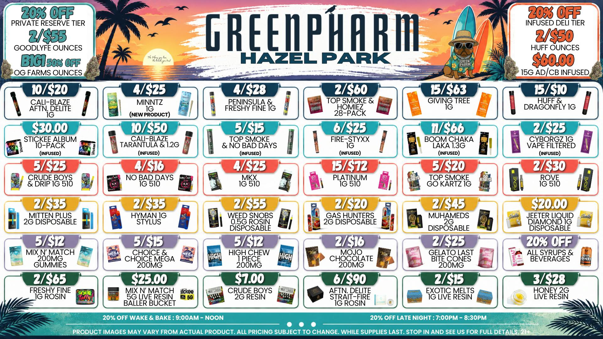 Green Pharm - Hazel Park - Recreational 🎉🥳50% OFF First Time Customers!🥳🎉