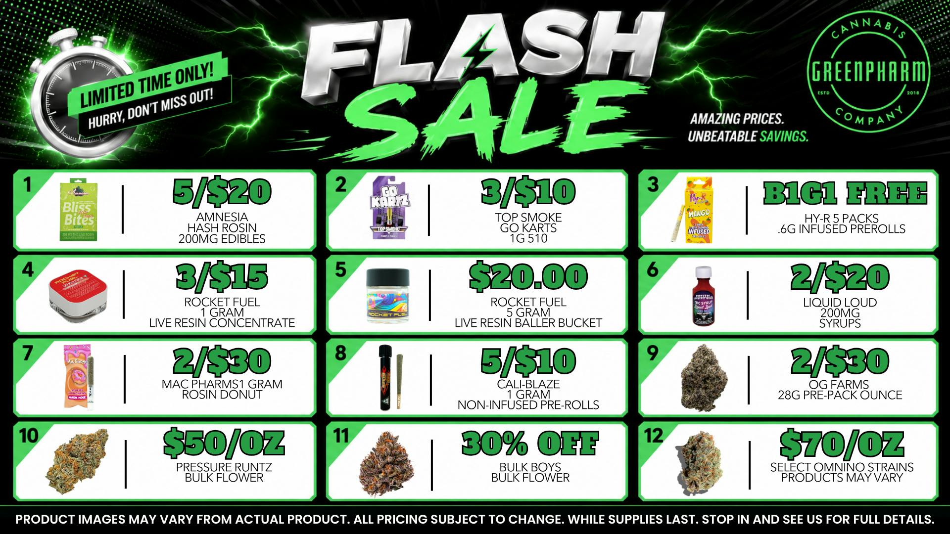 Green Pharm - Kalkaska - Recreational & Medical ⚡FLASH SALE BLOWOUTS!⚡