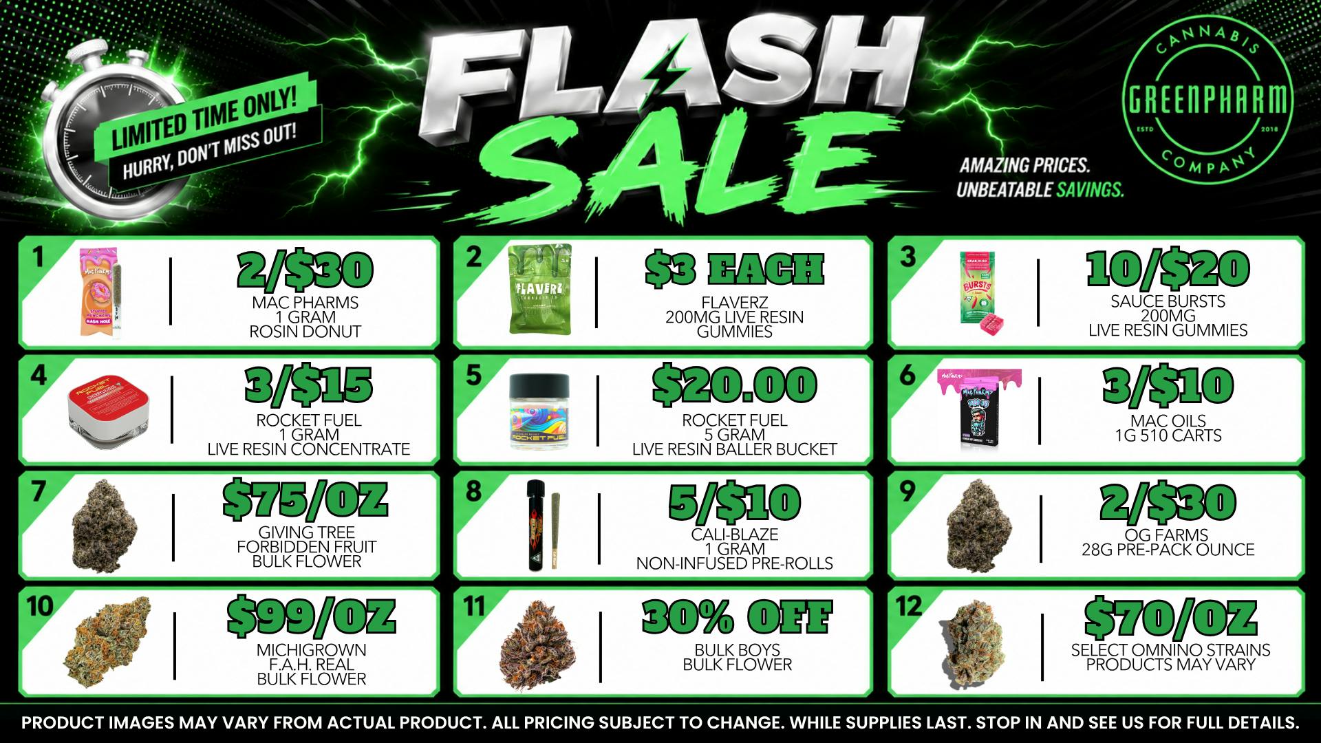 Green Pharm - Mancelona -Recreational ⚡FLASH SALE BLOWOUTS!⚡