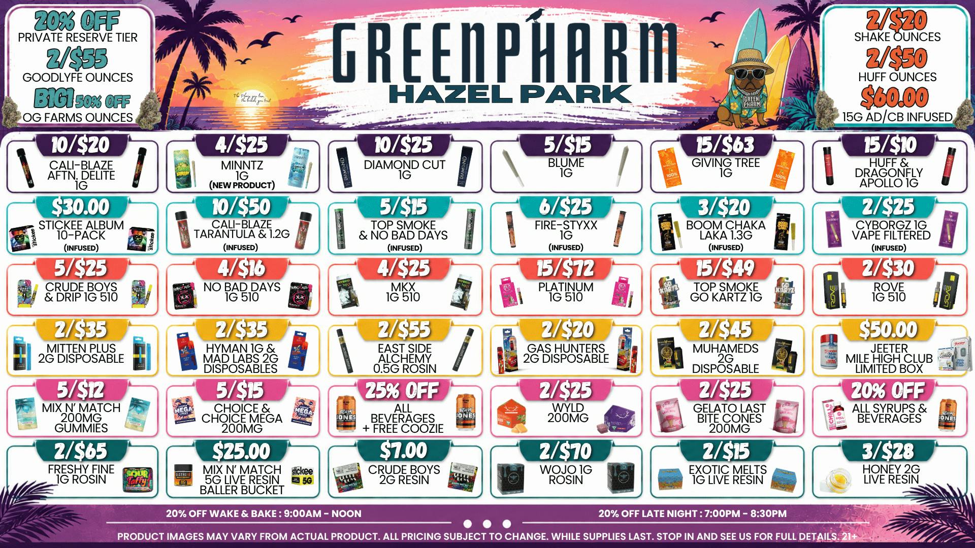 Green Pharm - Hazel Park - Recreational 🎉🥳50% OFF First Time Customers!🥳🎉