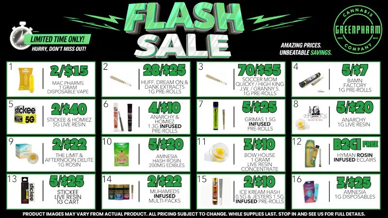Green Pharm Iron River - Rec - Now Open! ⚡⚡Flash Deals ⚡⚡