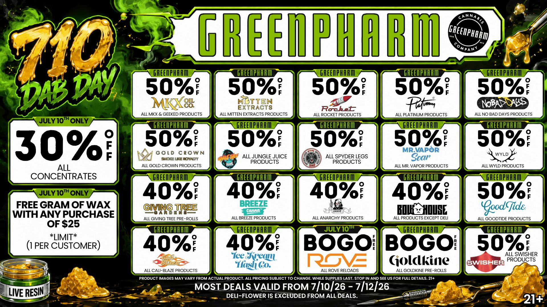 Green Pharm - Kalkaska - Recreational & Medical 🍯710 Deals All Weekend!🍯