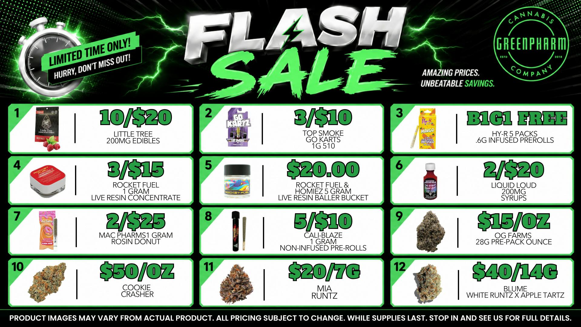 Green Pharm - Kalkaska - Recreational & Medical ⚡FLASH SALE BLOWOUTS!⚡