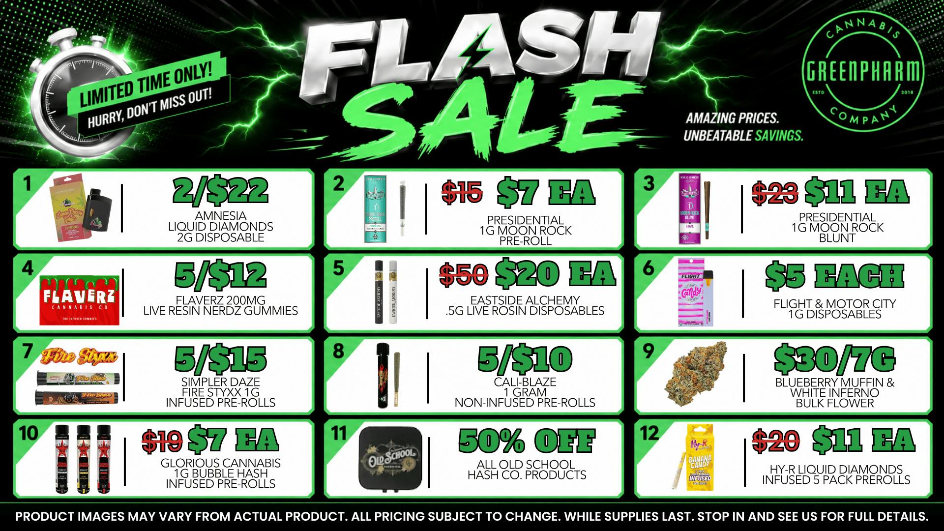 Green Pharm - Detroit - Recreational! ⚡FLASH DEALS!!⚡