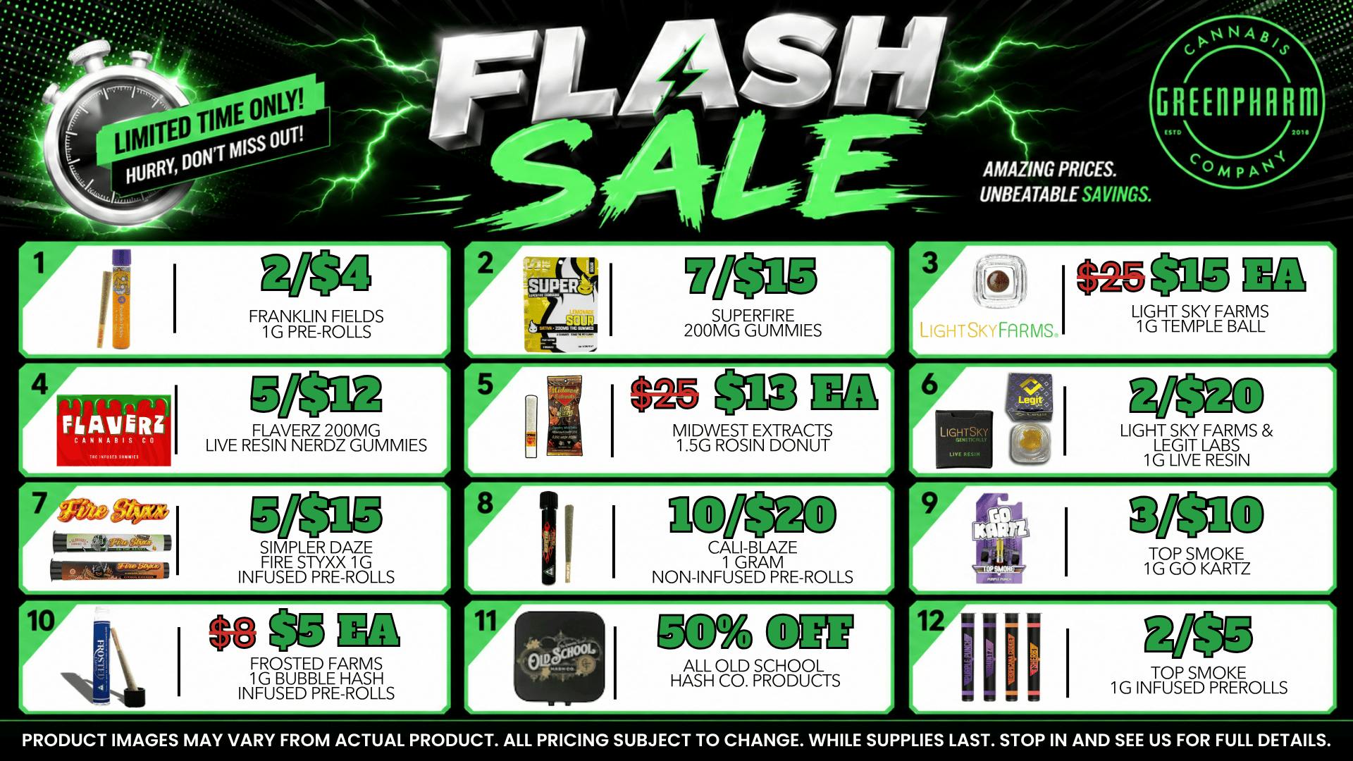 Green Pharm - Hazel Park - Recreational ⚡💥FLASH SALES💥⚡