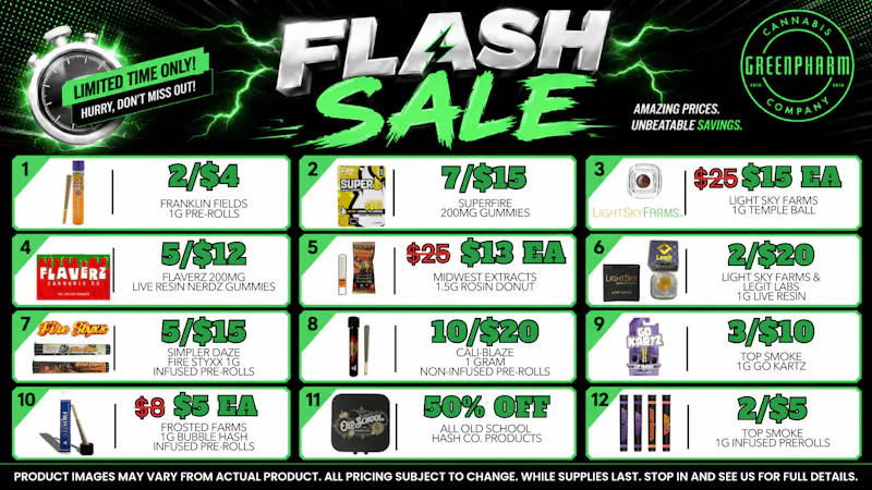 Green Pharm - Hazel Park - Recreational ⚡💥FLASH SALES💥⚡