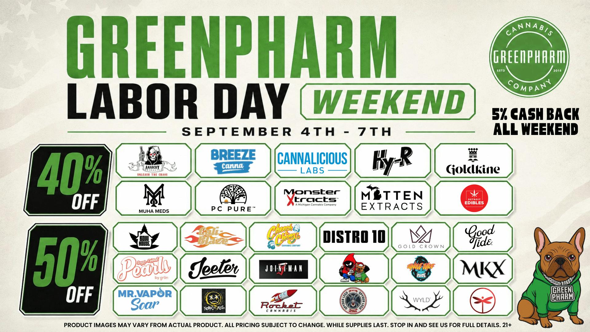 Green Pharm Iron River - Rec - Now Open! 💥💸LABOR DAY WEEKEND SAVINGS!💸💥