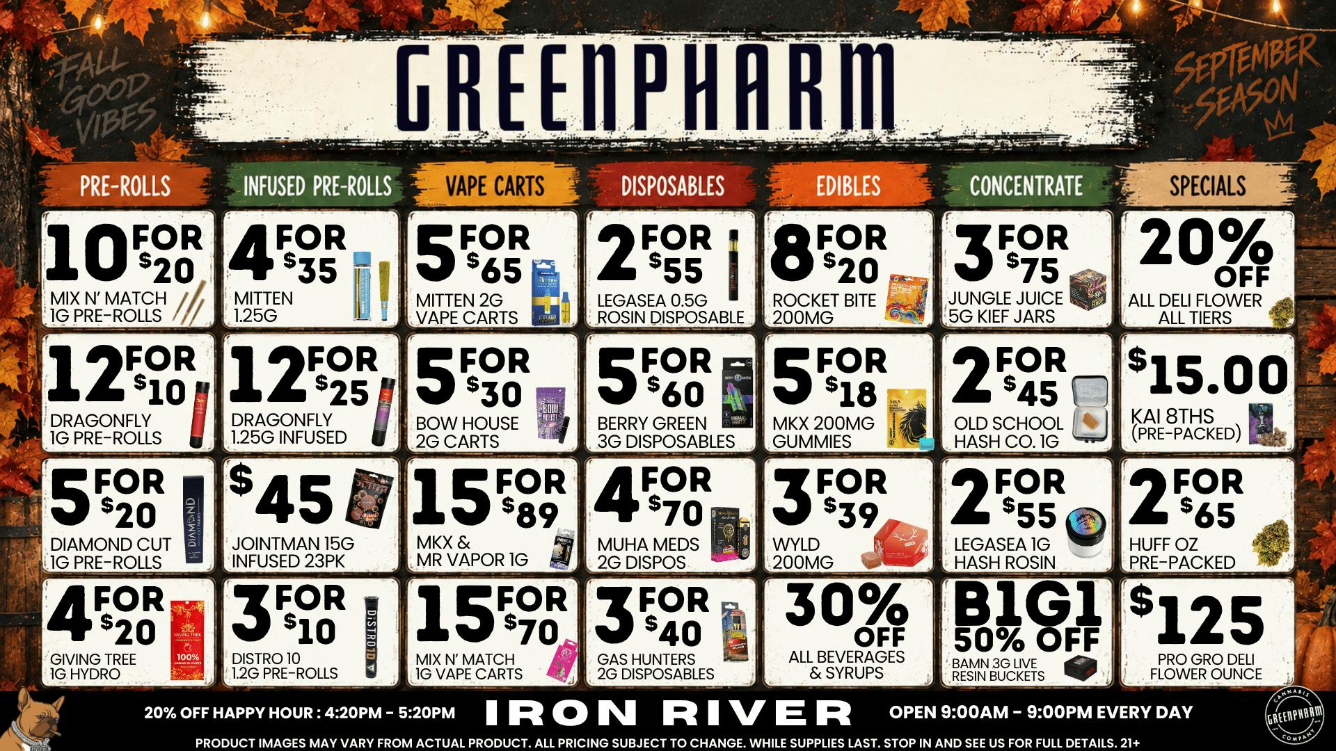 Green Pharm Iron River - Rec - Now Open! 🤑DAILY SAVINGS!!!🤑