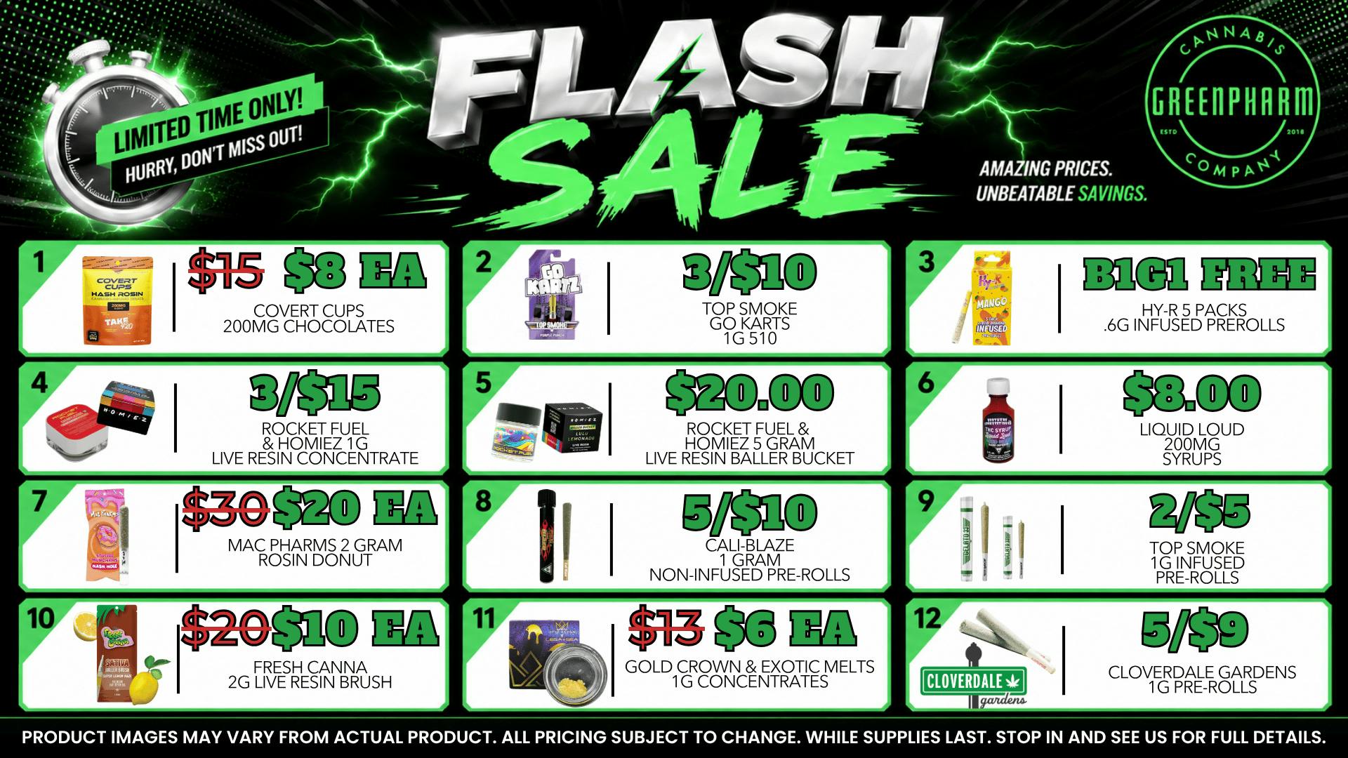 Green Pharm - Kalkaska - Recreational & Medical 😀💰💥FLASH SALE- BIG SAVINGS💰😀💥