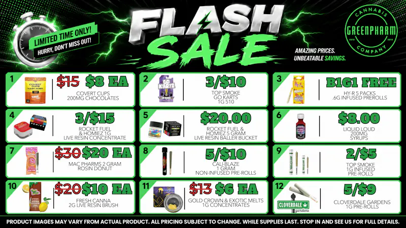 Green Pharm - Kalkaska - Recreational & Medical 😀💰💥FLASH SALE- BIG SAVINGS💰😀💥