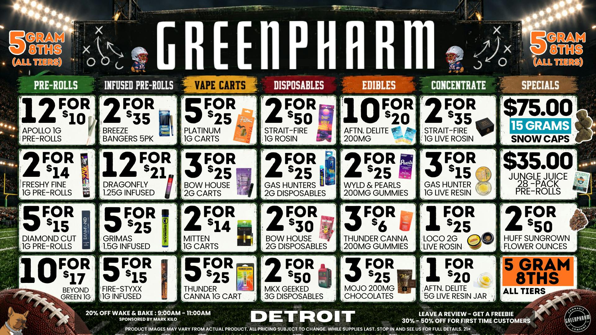 Green Pharm - Detroit - Recreational! 🎉🥳50% OFF First Time Customers!🥳🎉