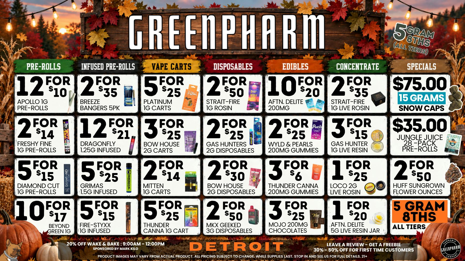 Green Pharm - Detroit - Recreational! 🎉🥳50% OFF First Time Customers!🥳🎉