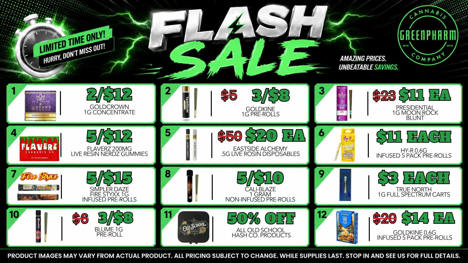 Green Pharm - Detroit - Recreational! ⚡FLASH DEALS!!⚡