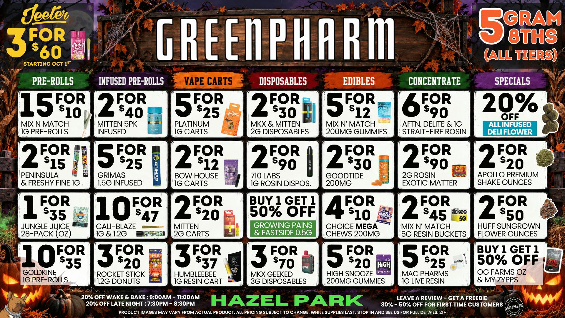 Green Pharm - Hazel Park - Recreational 🎉🥳50% OFF First Time Customers!🥳🎉