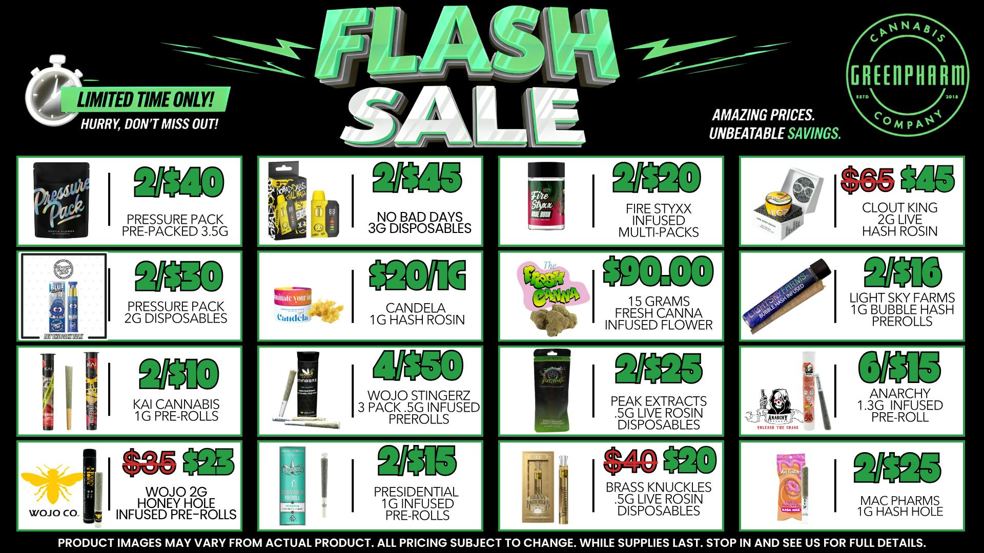 Green Pharm Menominee - Rec - ⚡⚡FLASH DEALS!!⚡⚡
