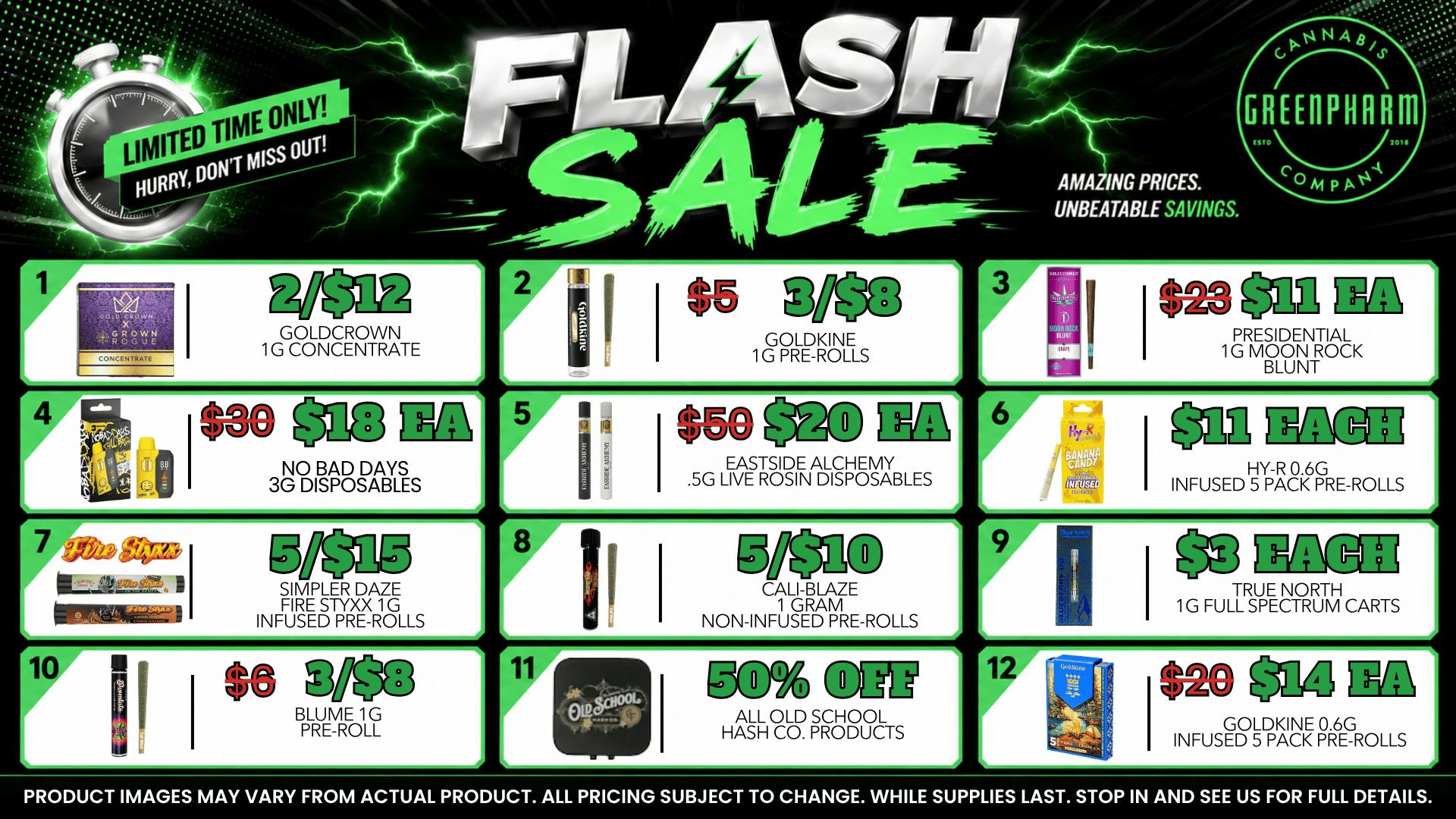 Green Pharm - Detroit - Recreational! ⚡FLASH DEALS!!⚡