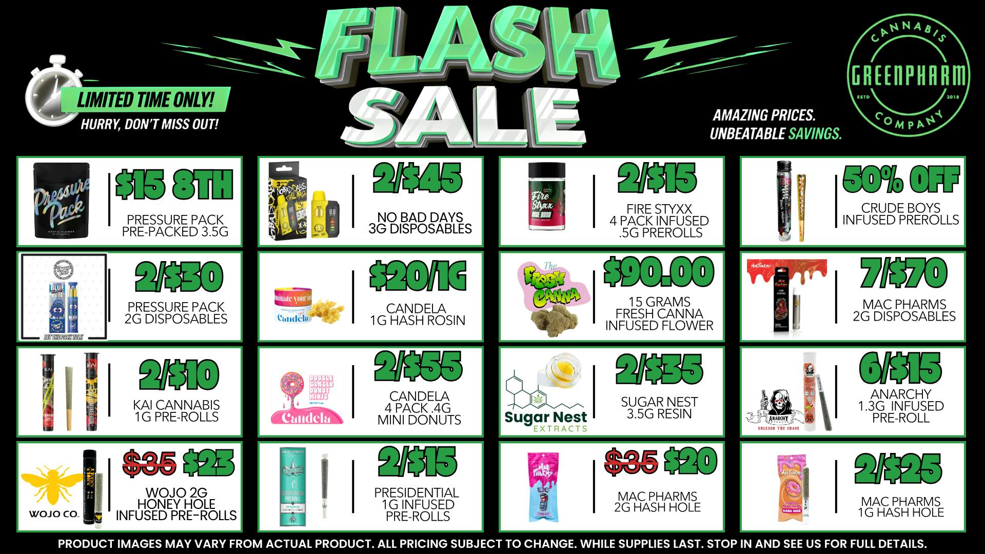 Green Pharm Menominee - Rec - ⚡⚡FLASH DEALS!!⚡⚡