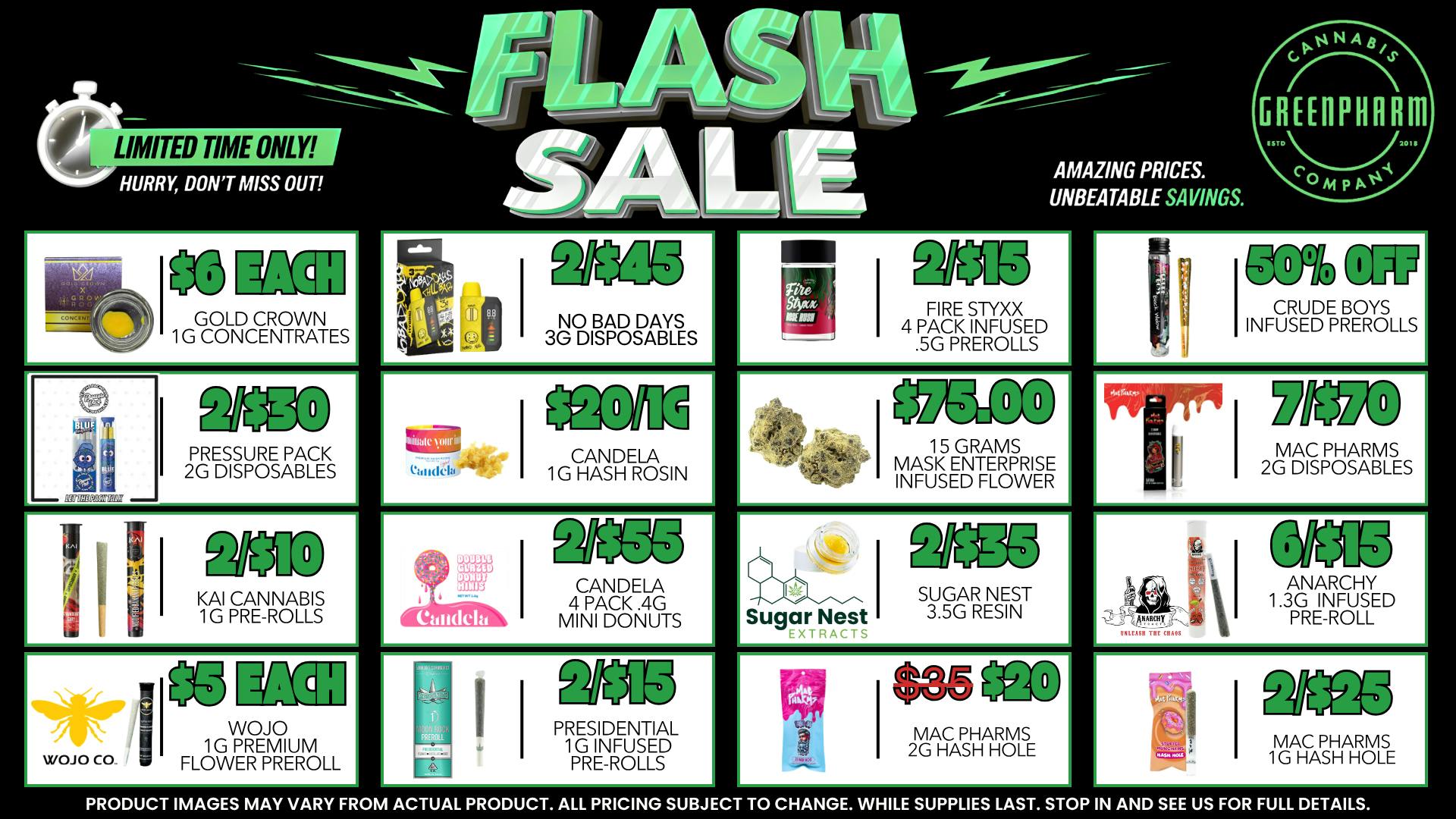 Green Pharm Menominee - Rec - ⚡⚡FLASH DEALS!!⚡⚡