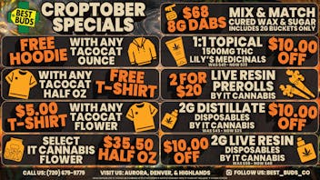 Best Buds - Rino District 🎃💨 FREE HOODIE WITH ANY TACOCAT OUNCE