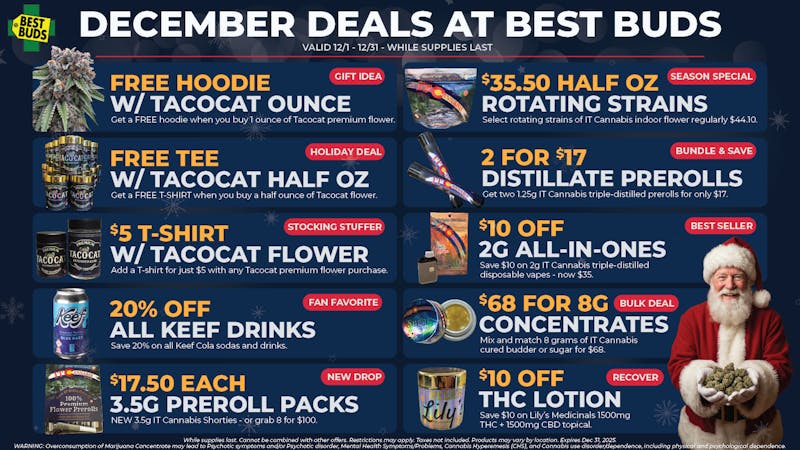 Best Buds - Denver 🎁🎄 Holiday Sales Happening NOW!