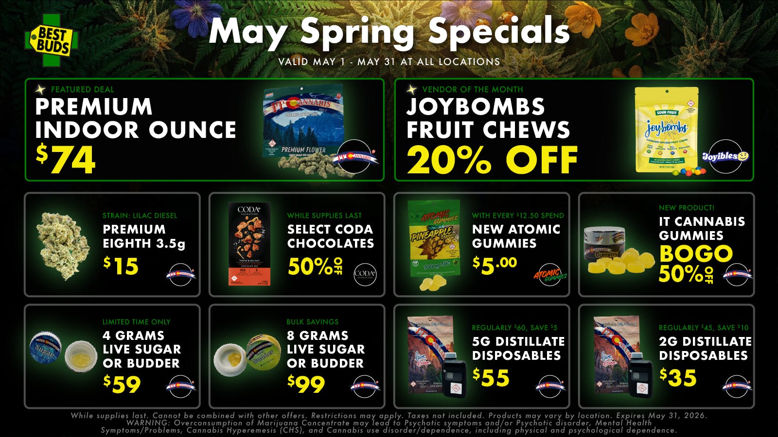 Best Buds - Aurora DIA $74 Premium Indoor Select OZ 🤑 20% Off Joybombs🔥