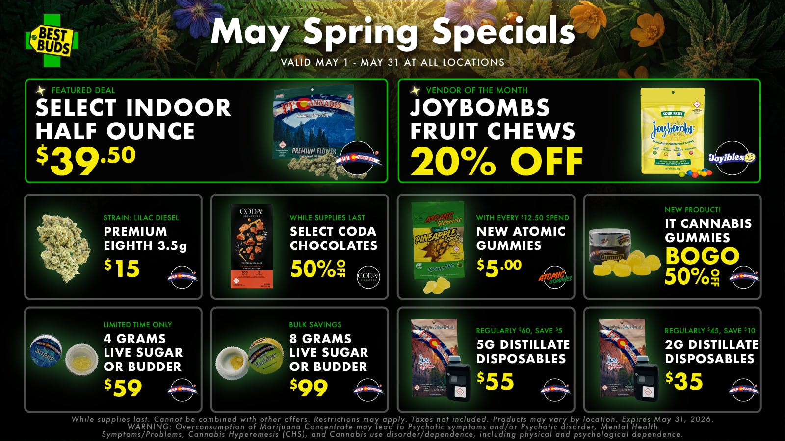 Best Buds - Aurora DIA $39.50 Select Indoor Half OZ 🤑 20% Off Joybombs🔥