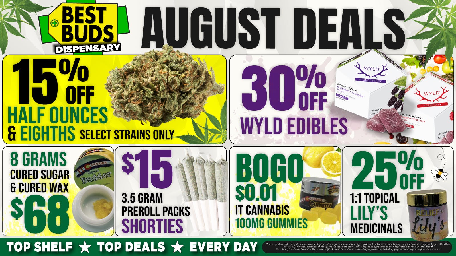 Best Buds - Aurora DIA 🔥🌿☀️ 15% OFF Select Half Ounces & Eighths