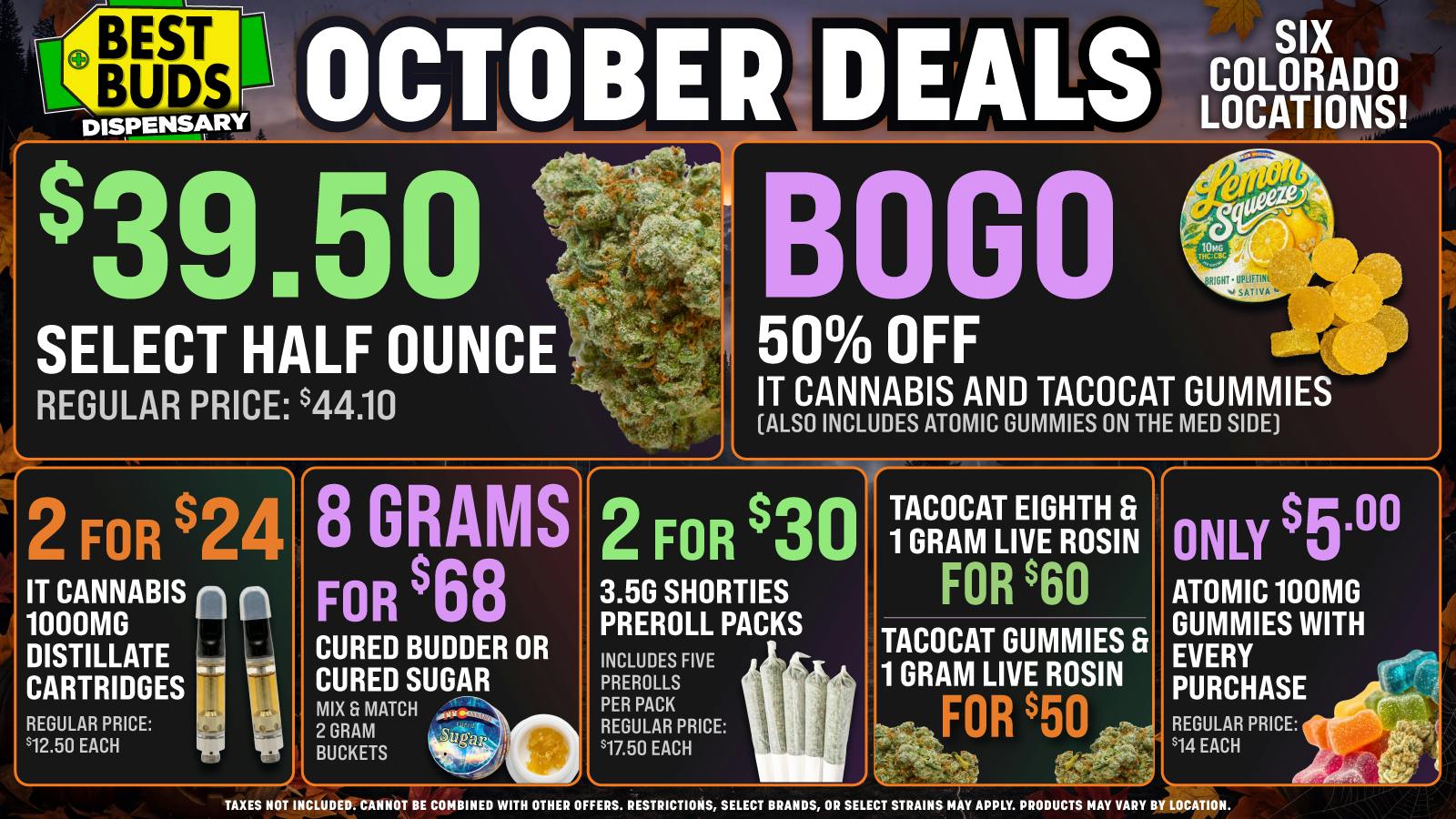 Higher Grade by Best Buds - Cherry Hills $39.50 Indoor Half OZ 🍂 BOGO 50% Off IT Gummies