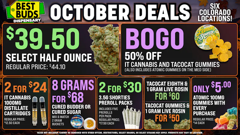 Higher Grade by Best Buds - Downtown $39.50 Indoor Half OZ 🍂 BOGO 50% Off IT Gummies
