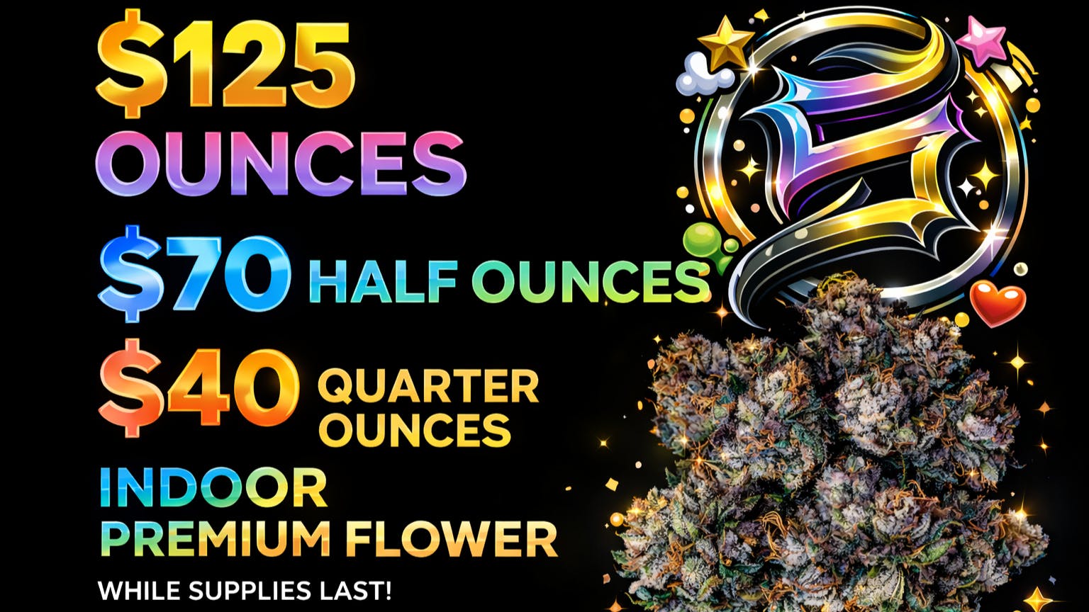 Status IE Delivery Gas Flower for our Folks