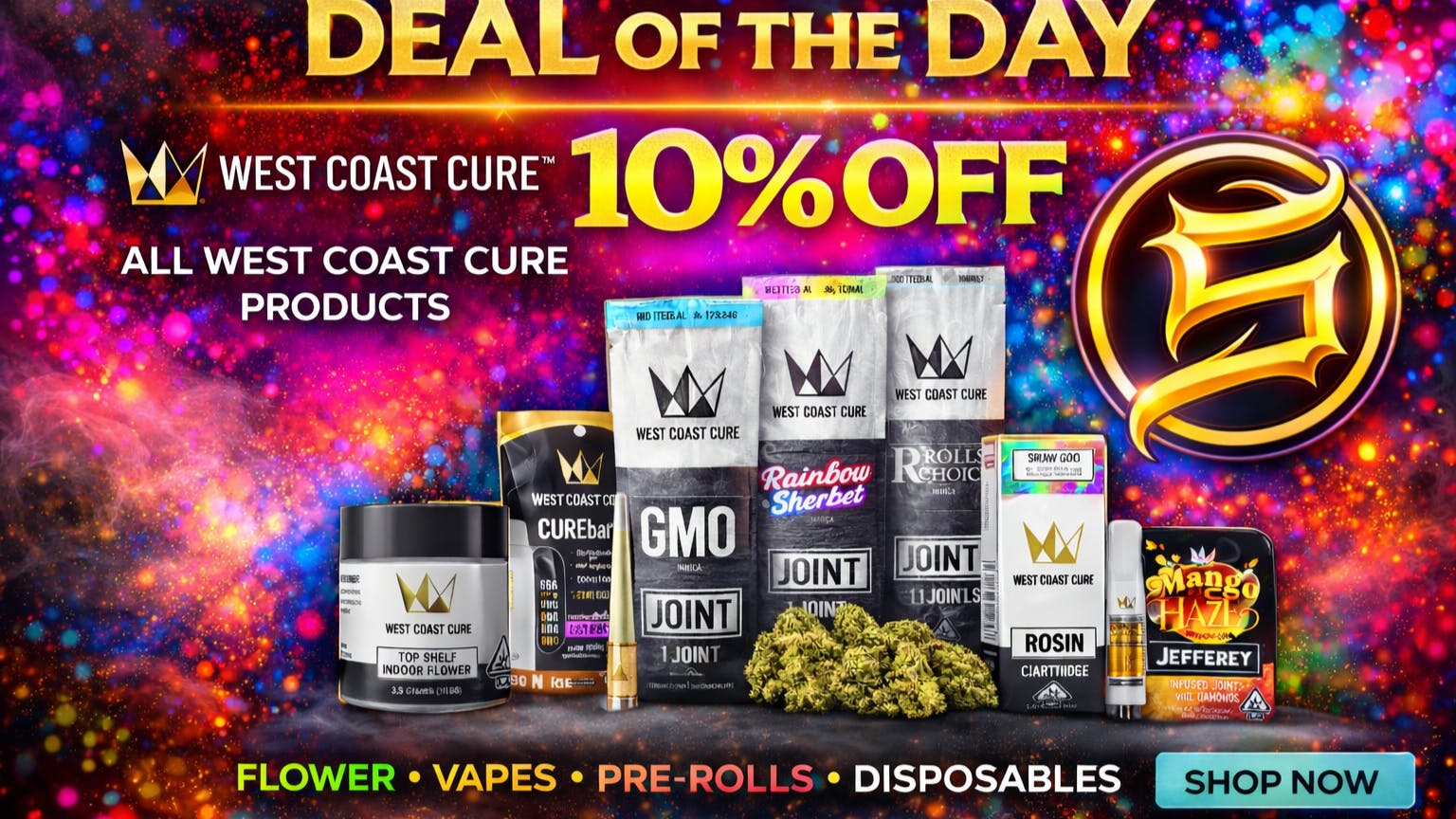 Status IE Delivery West Coast Cure 10%