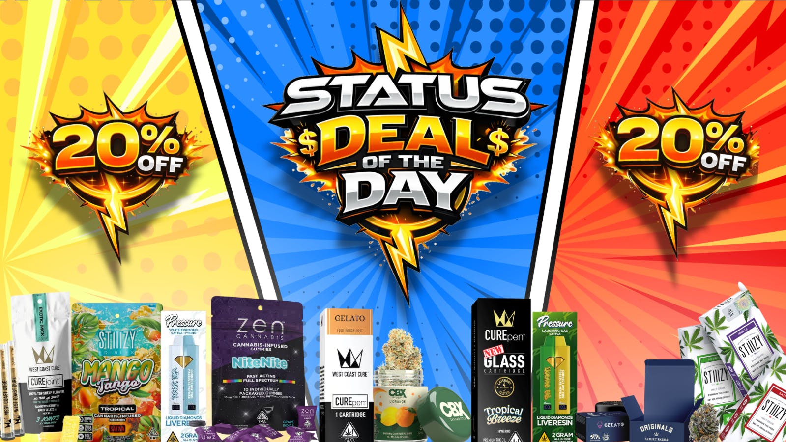 Status Delivery STATUS DEAL OF THE DAY