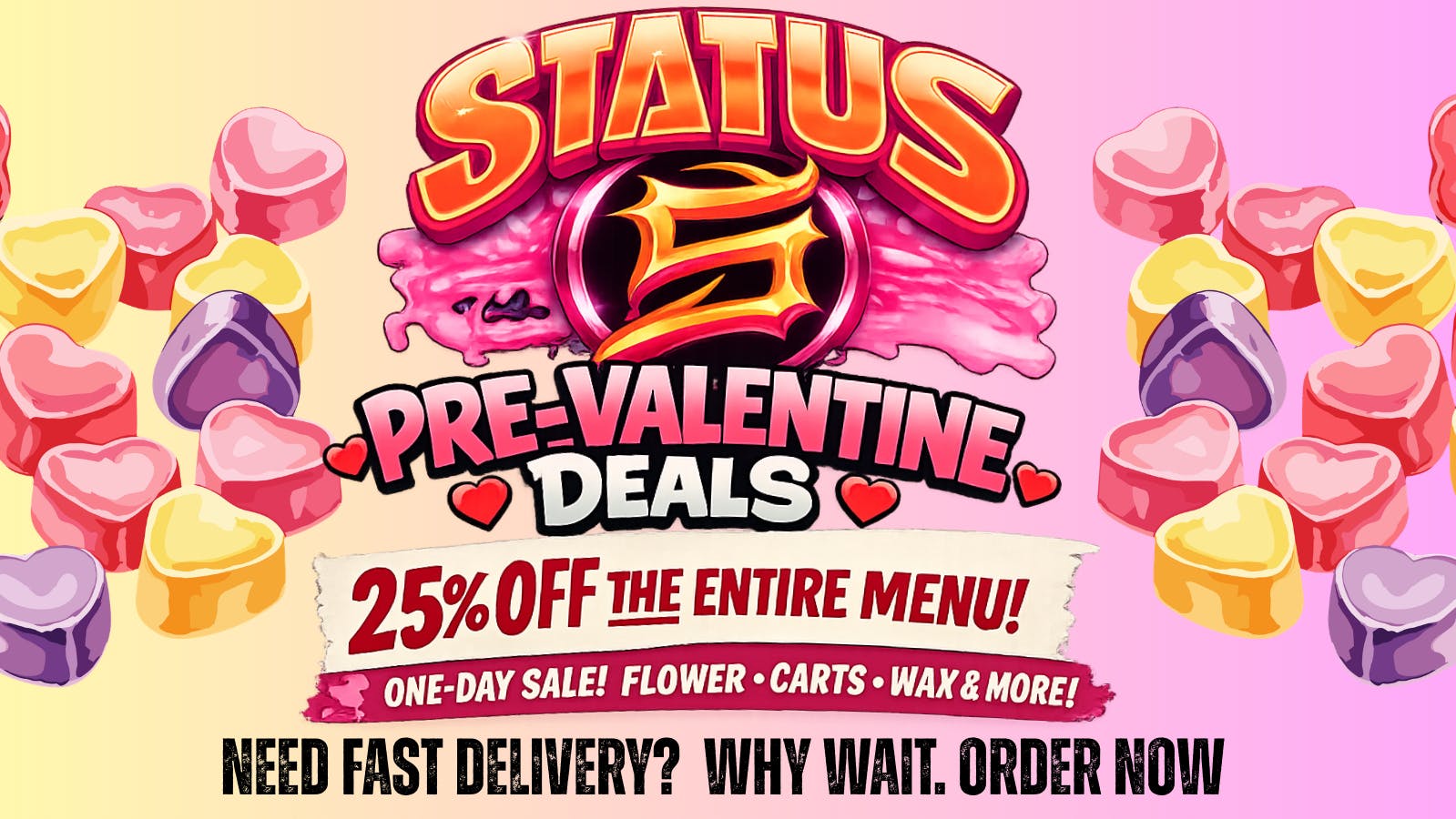Status Delivery PER VALENTINE SALE