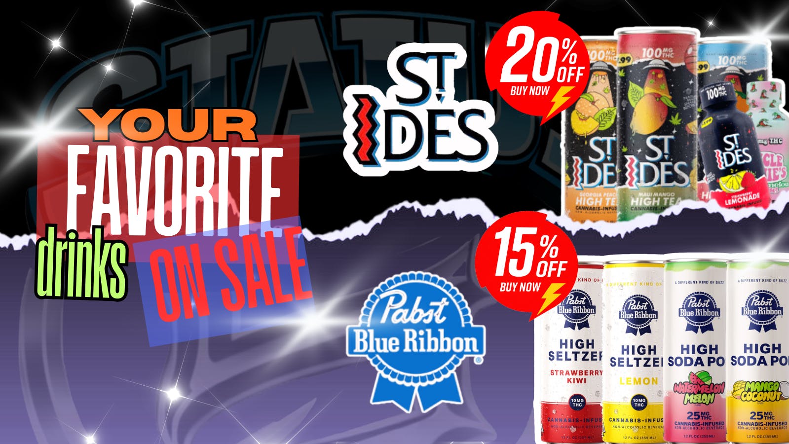 Status Delivery 15%–20% OFF Cannabis Drinks — Today Only