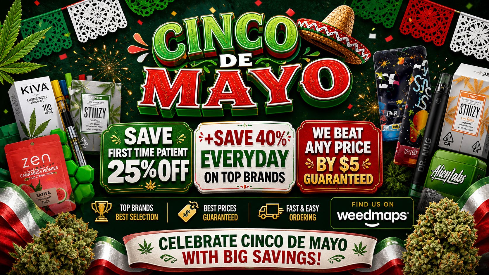 Status Delivery Cinco De Mayo deals