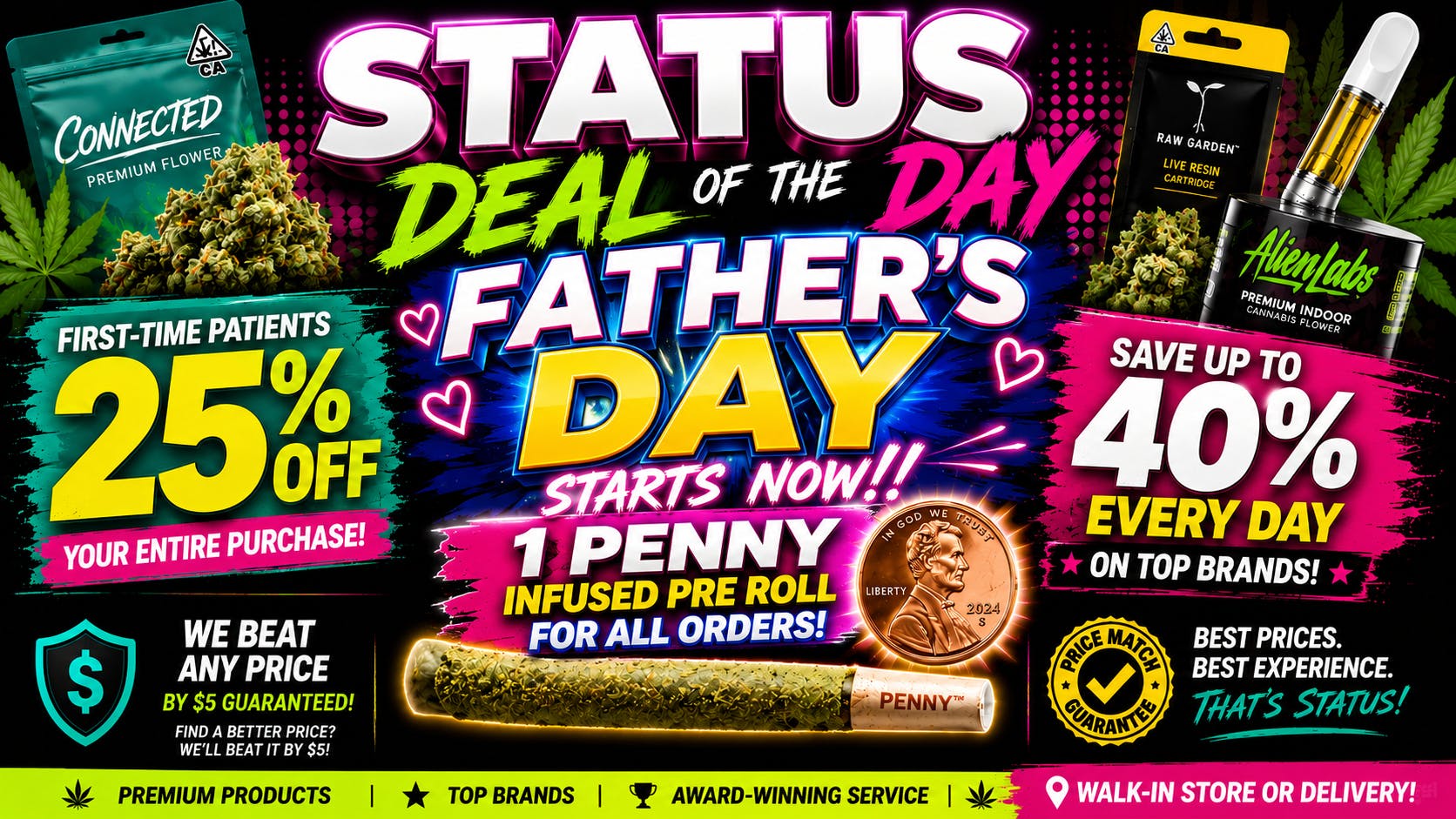 Status Delivery Fathers Day Special